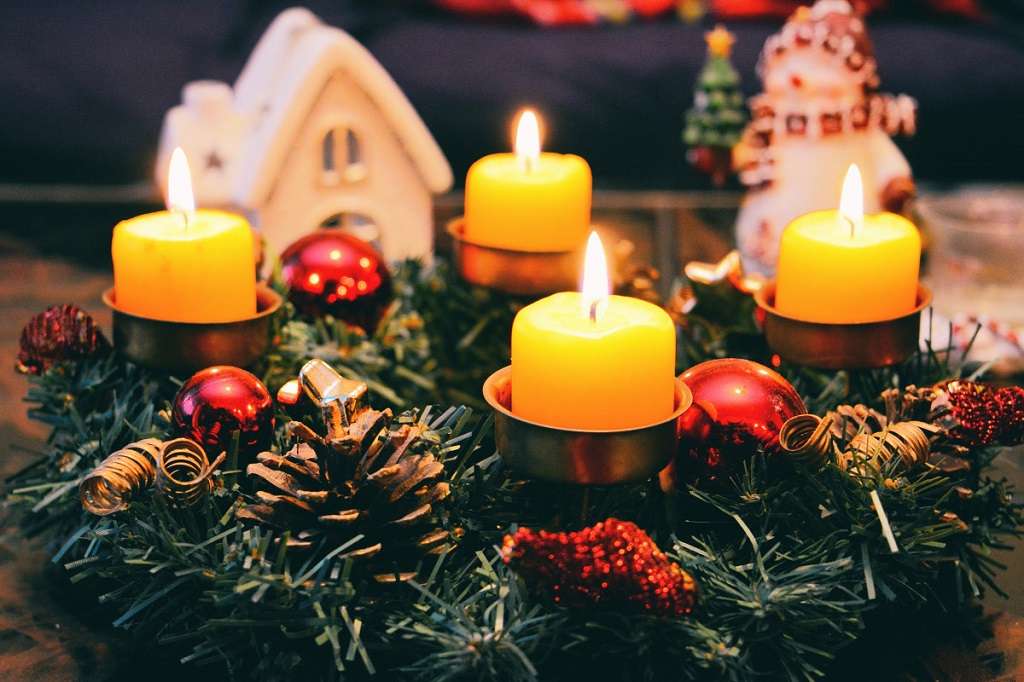 La storia delle candele di Natale