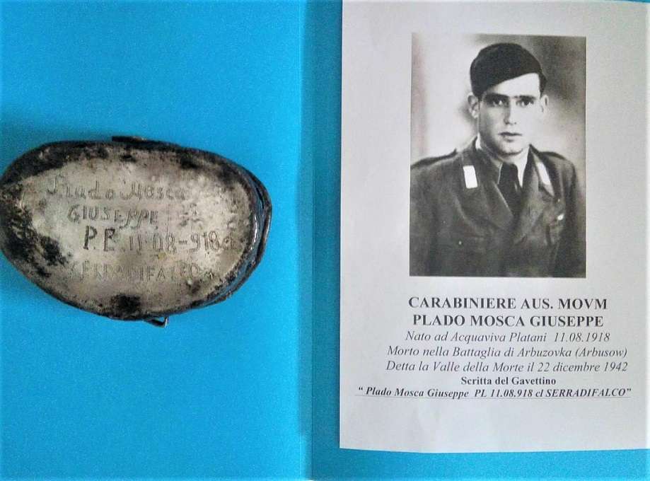 Carlo Alberto Poccianti. Nella foto il carabiniere Giuseppe Plado Mosca