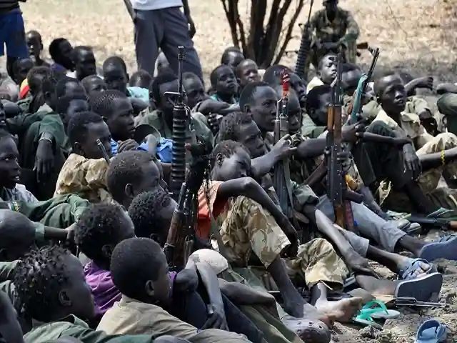 Bambini soldato in Africa