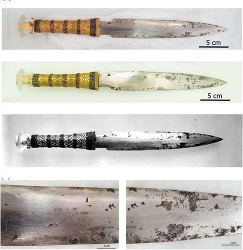 Svelato il segreto del pugnale “spaziale” di Tutankhamon